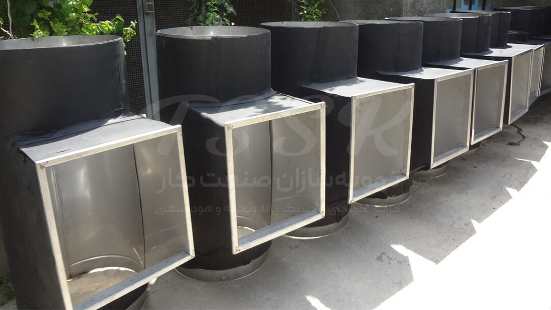 تصویر چند دریچه شوتینگ زباله پیش از نصب