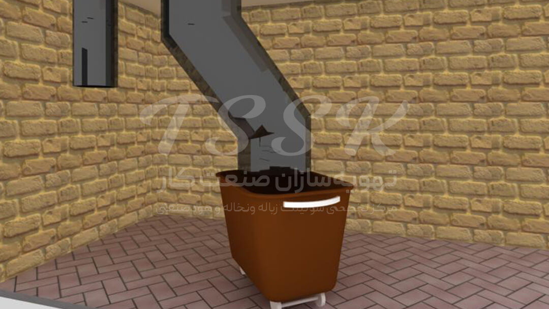 خرید شوتینگ زباله به همراه سطل