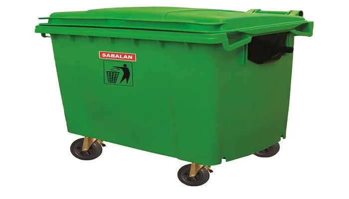 سطل زباله بزرگ پلاستیکی کد 210 1 سطل زباله بزرگ پلاستیکی کد 210