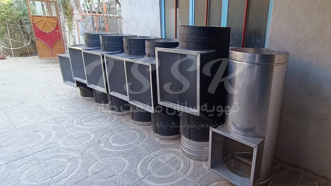 6 عدد دریچه شوتینگ زباله