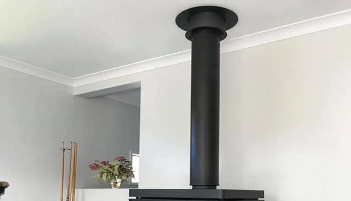 لوله و دودکش بخاری 3 اتصال لوله بخاری به دودکش از بیرون دیوار